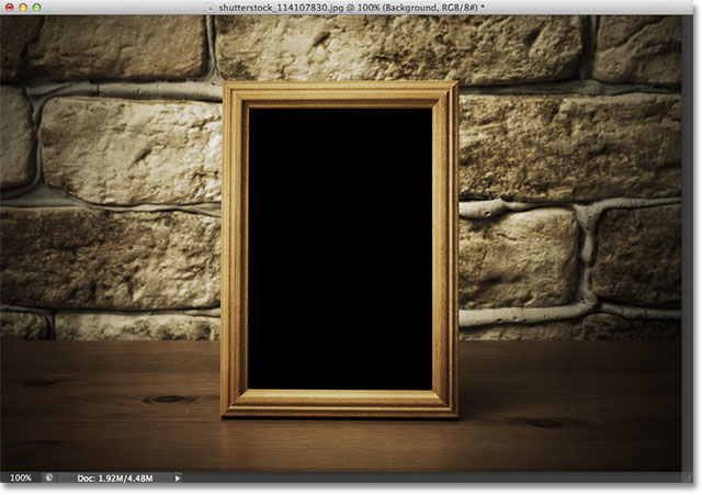 Old photo frame png