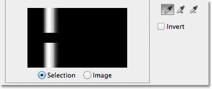 The preview window in the Color Range dialog box. Image © 2012 Photoshop Essentials.com