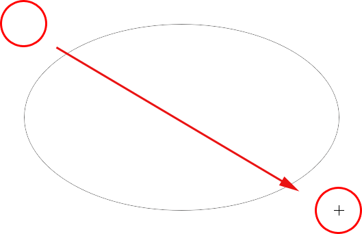 Drawing an elliptical shape with the Ellipse Tool in Photoshop. Image © 2011 Photoshop Essentials.com