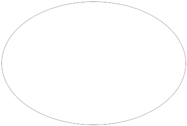 An elliptical shape drawn as a path in Photoshop. Image © 2011 Photoshop Essentials.com