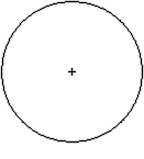 The Background Eraser Tool circle and crosshair.