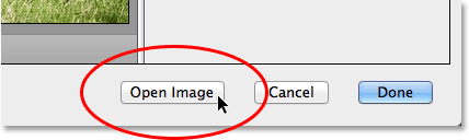 Кнопка Открыть изображение в Camera Raw. Image © 2013 Photoshop Essentials.com