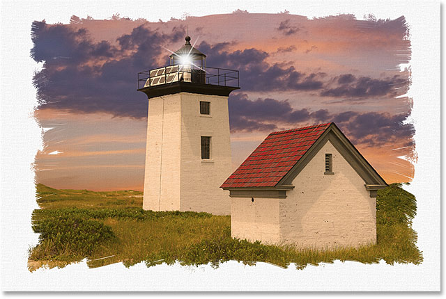 Wood End mercusuar di Provincetown, Massachusetts, Amerika Serikat. Gambar berlisensi dari Shutterstock oleh Photoshop Essentials.com