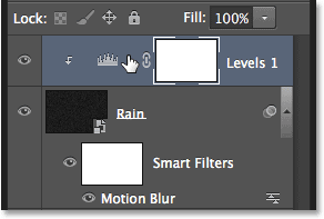 Reselecting the Levels adjustment layer. Image © 2013 Photoshop Essentials.com