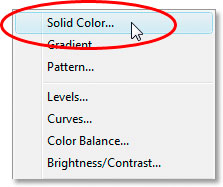 Select Solid Color