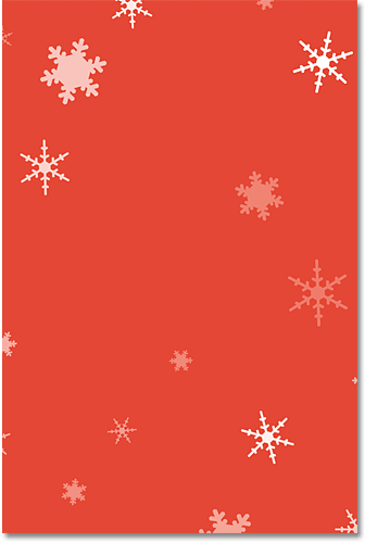 Adding more snowflakes to the document. Image © 2010 Photoshop Essentials.com.