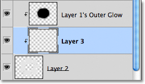 A new layer is added to the document. Image © 2011 Photoshop Essentials.com.