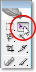 Choix de l'outil de déplacement de la palette Outils dans Photoshop.