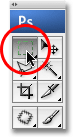 The Rectangular Marquee Tool in Photoshop. Image © 2009 Photoshop Essentials.com.