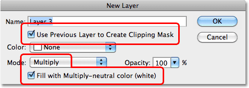 Adding a new layer. Image © 2010 Photoshop Essentials.com.