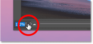 How to access the hidden scrubby slider in Photoshop's Navigator panel.