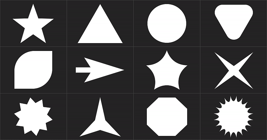 How to blend shapes along a custom path