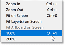 Photoshop Zoom In Out Shortcuts 