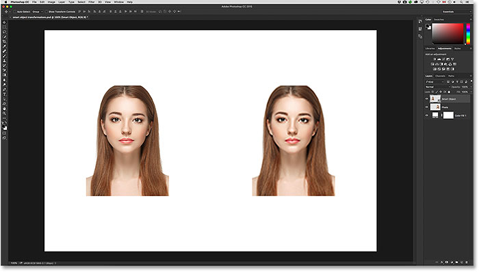 Back to the main Photoshop document.