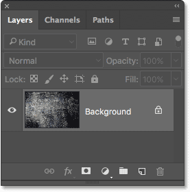 The texture photo sits on the Background layer in the Layers panel.