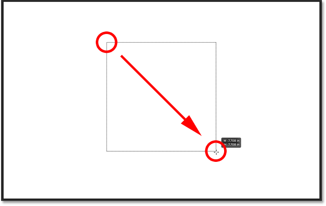 How to draw square or circle frames with the Frame Tool in Photoshop CC 2019