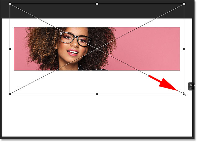 How to reside the image in the frame in Photoshop CC 2019