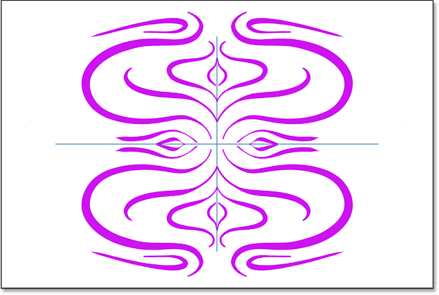 Adding more brush strokes to the paint symmetry effect in Photoshop