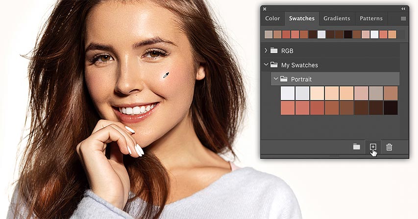 Create Color Swatches from Photos in PSE