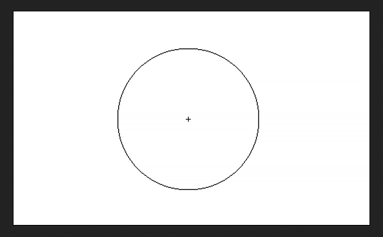 The crosshair makes the center of the brush cursor in Photoshop