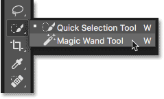 how to use magic wand tool in photoshop 2015