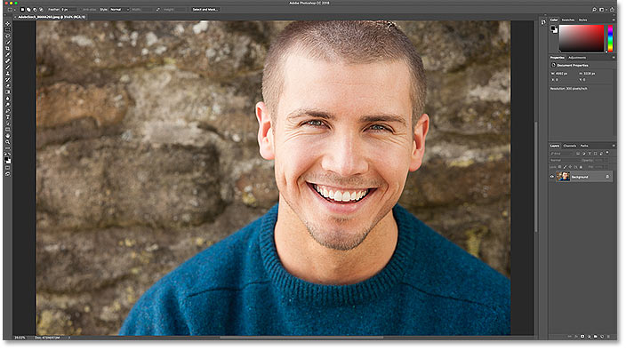 how to make a photo bigger in photoshop