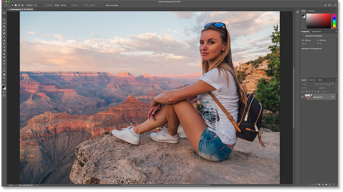 how to make a picture bigger in photoshop