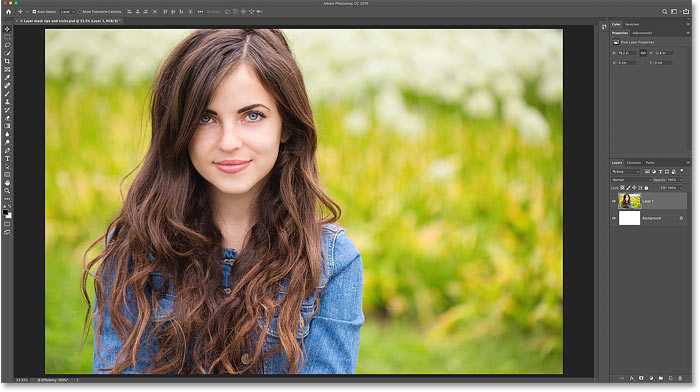 layer masking in photoshop