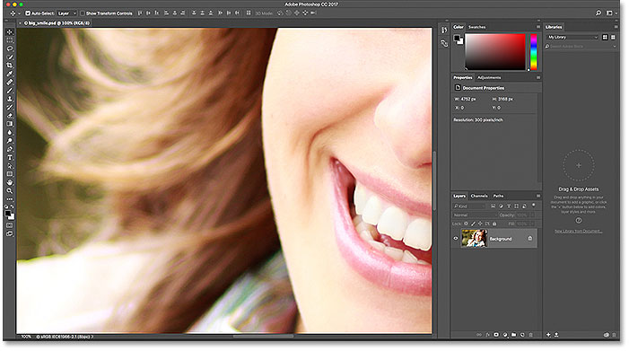 view photoshop cs6 zoom percent tool