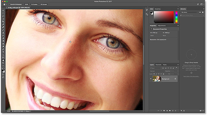 zoom in on photoshop for mac