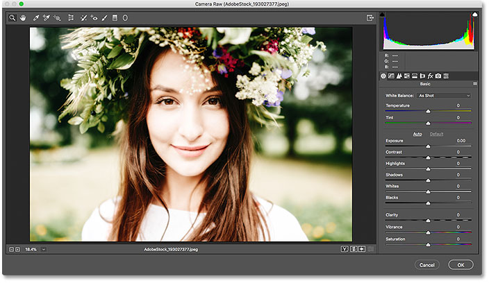 How to use the Camera Raw Filter as a smart filter in Photoshop