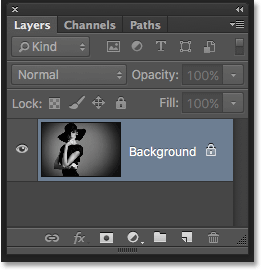 Creating A New Background Layer Action In Photoshop