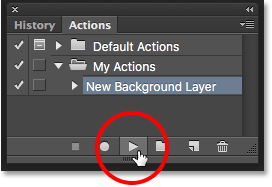 Odtwarzanie akcji w Photoshopie. Image © 2016 Photoshop Essentials.com