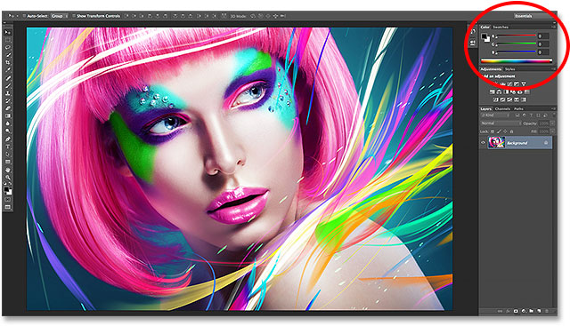 The Improved And Enhanced Color Panel Photoshop Cc 14