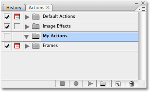 The action set has been moved in the Actions palette. 