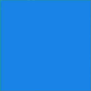 The color of the shape has been changed from red to blue. 