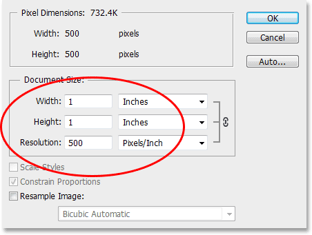 inches to high resolution calculator