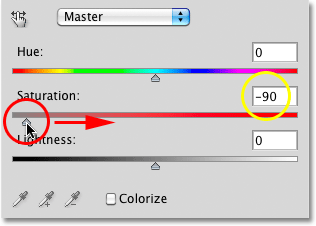 photoshop 2018 grayscale slider problem