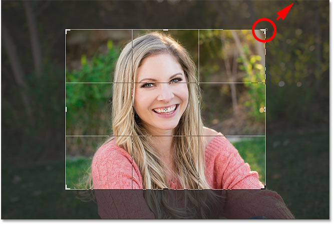 Resizing the crop border