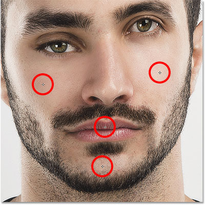 The cheeks, mouth and chin can all be reshaped with the Face Tool. 