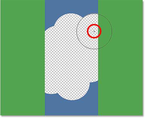 background eraser tool not working