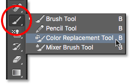 using brush tool in photoshop