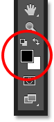 The Foreground color swatch in Photoshop. Image © 2016 Photoshop Essentials.com