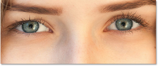 Changing Eye Color In An Image With Photoshop