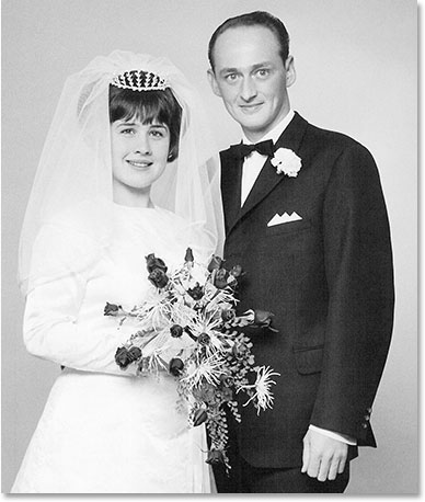 old black and white wedding photos