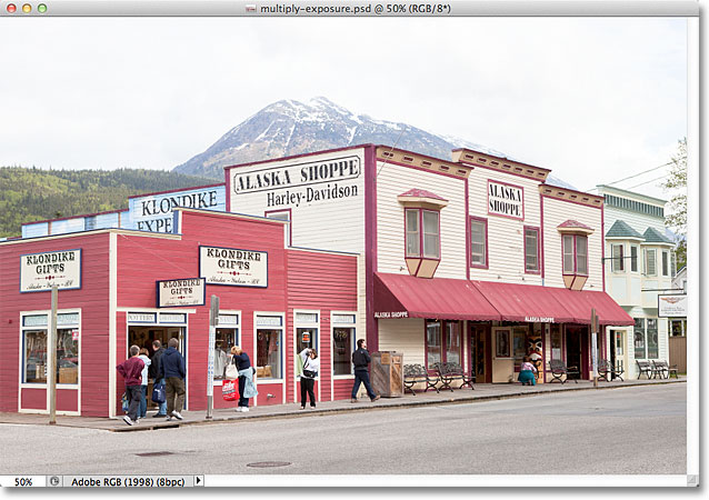 A photo of a tourist section in Alaska. Image © 2011 Photoshop Essentials.com