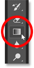  Sélectionnez l'outil Dégradé dans la barre d'outils de Photoshop.
