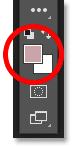 The new Foreground color in Photoshop's toolbar