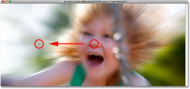 Action Zoom Blurring Effect In Photoshop