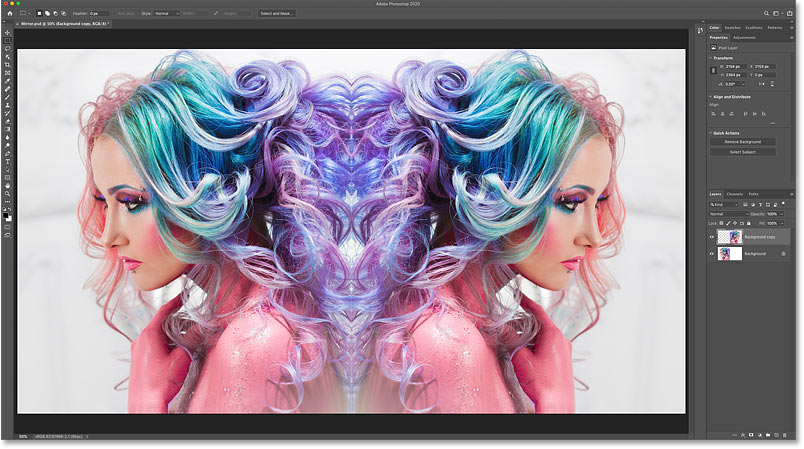 How To Mirror An Image In Photoshop Step By Step